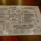 PolaPola Budapest - Étlap/itallap