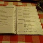 Pozsonyi Kisvendéglő Budapest - Étlap/itallap