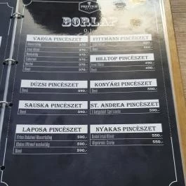 Prestige Café & Bar, Székesfehérvár - Étlap/itallap