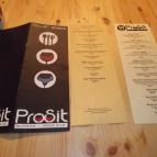 Prosit Bistro & Bar Budapest - Étlap/itallap