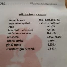 Puritán Kávéház Tata - Egyéb