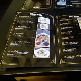 Quán Nón Vietnámi Étterem - Erzsébet tér, Budapest - Étlap/itallap