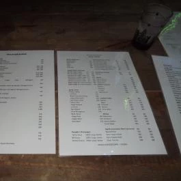 Raklap Bár Burger, Budapest - Étlap/itallap