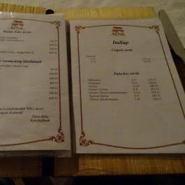 Régi Posta Étterem Debrecen - Étlap/itallap