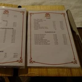 Régi Posta Étterem Debrecen - Étlap/itallap