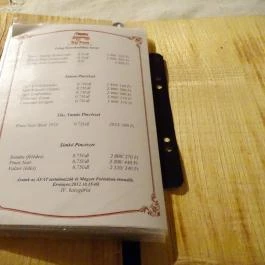 Régi Posta Étterem Debrecen - Étlap/itallap