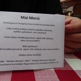 Rozmaring Étterem & Bisztró Kecskemét - Étlap/itallap