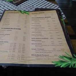Rozmaring Kiskert Vendéglő és Pizzéria Siófok - Étlap/itallap