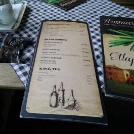 Rozmaring Kiskert Vendéglő és Pizzéria Siófok - Étlap/itallap