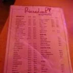 Rózsadomb Espresszo & Café Budapest - Étlap/itallap