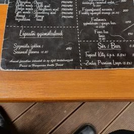 Rudi & Fickó Szeged - Étlap/itallap