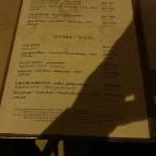 Salon Étterem - New York Palota Budapest - Étlap/itallap