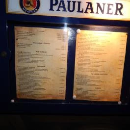 Salvator Étterem, Székesfehérvár - Étlap/itallap