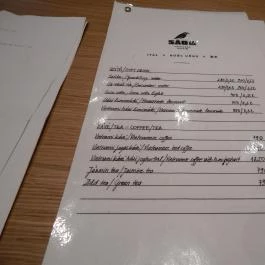 Sáo Food & Bar - Gozsdu Udvar, Budapest - Étlap/itallap