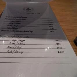 Sáo Food & Bar - Gozsdu Udvar, Budapest - Étlap/itallap