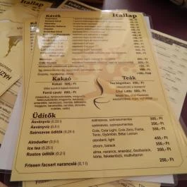 Semiramis Kávézó és Teázó, Székesfehérvár - Étlap/itallap