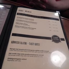 Semmi Extra Budapest - Étlap/itallap