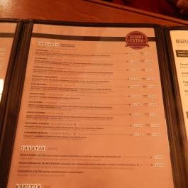 Semmi Extra Budapest - Étlap/itallap