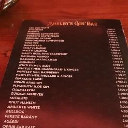 Shelby's Gin Bar Sopron - Egyéb