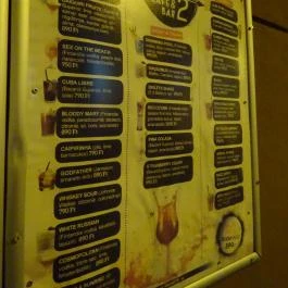 SHOT Cafe & Bar 2.0 Budapest - Étlap/itallap