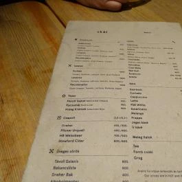 Skal, Budapest - Étlap/itallap