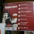 Söröző Magyarhertelend - Étlap/itallap