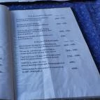 Sóstó Csárda Kiskunhalas - Étlap/itallap