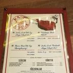 Spíler Buda Budapest - Étlap/itallap