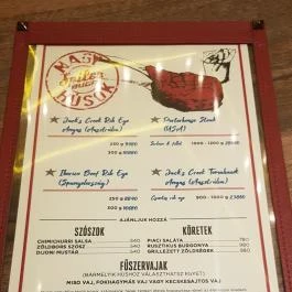 Spíler Buda, Budapest - Étlap/itallap