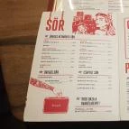 Spíler Buda Budapest - Étlap/itallap