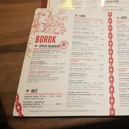 Spíler Buda, Budapest - Étlap/itallap