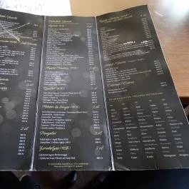 Spirit Pálinkázó, Hajdúszoboszló - Étlap/itallap