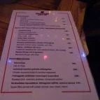 Standard Bistro & Bar Budapest - Étlap/itallap