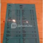 Stég - Halsütöde - Gozsdu Udvar Budapest - Étlap/itallap