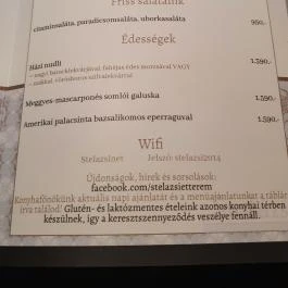 Stelázsi Kávézó, Étterem & Borbár, Budapest - Egyéb