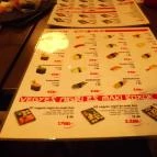 Sushigyár Budapest - Étlap/itallap