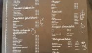 Süti Sarok Makó - Étlap/itallap