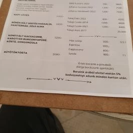 Szarkaláb Bisztró Mád - Egyéb