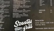 Szentes Grill Szentes - Étlap/itallap