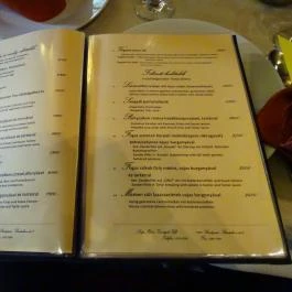 Szép Ilona Vendéglő, Budapest - Étlap/itallap