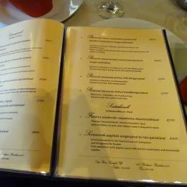 Szép Ilona Vendéglő, Budapest - Étlap/itallap