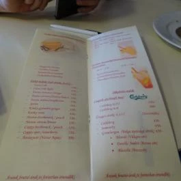 Szilágyi Cukrászda, Hajdúszoboszló - Étlap/itallap