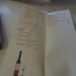 Szilágyi Cukrászda, Hajdúszoboszló - Étlap/itallap