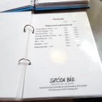 Szóda Bár Debrecen - Étlap/itallap