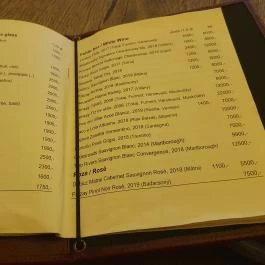 Tapassio, Budapest - Étlap/itallap