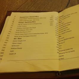 Tapassio, Budapest - Étlap/itallap