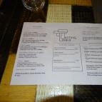 Tasting Table Budapest - Étlap/itallap