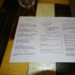 Tasting Table Budapest - Étlap/itallap