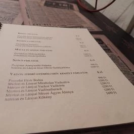 Telefon Bisztró, Budapest - Étlap/itallap