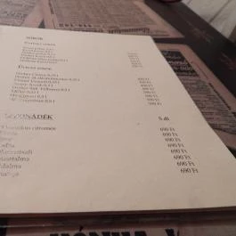 Telefon Bisztró, Budapest - Étlap/itallap